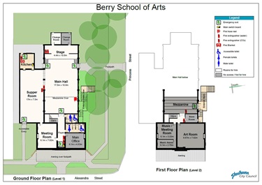 Berry School of Arts Floor Plan