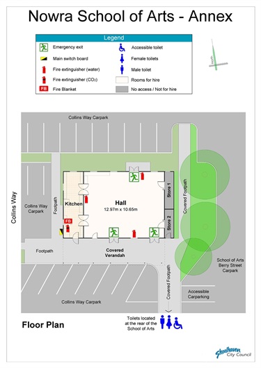 Nowra School of Arts Annex Floor Plan