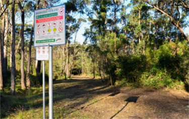 Bherwerre -Track Clearing Start of Accessible Boardwalk