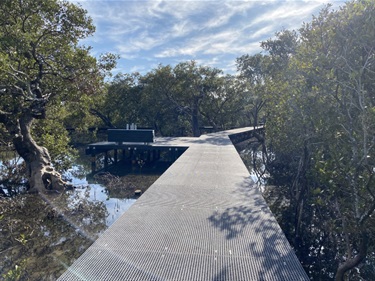 New boardwalk and platform 1