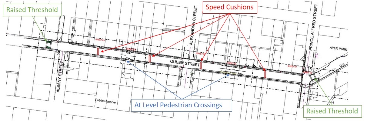 Queen Street, Berry - Proposed Plan for Pedestrian Improvement Program