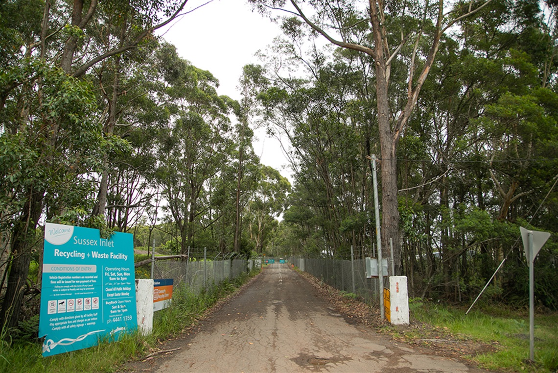 Entrance of Sussex Inlet Recycling Depot 