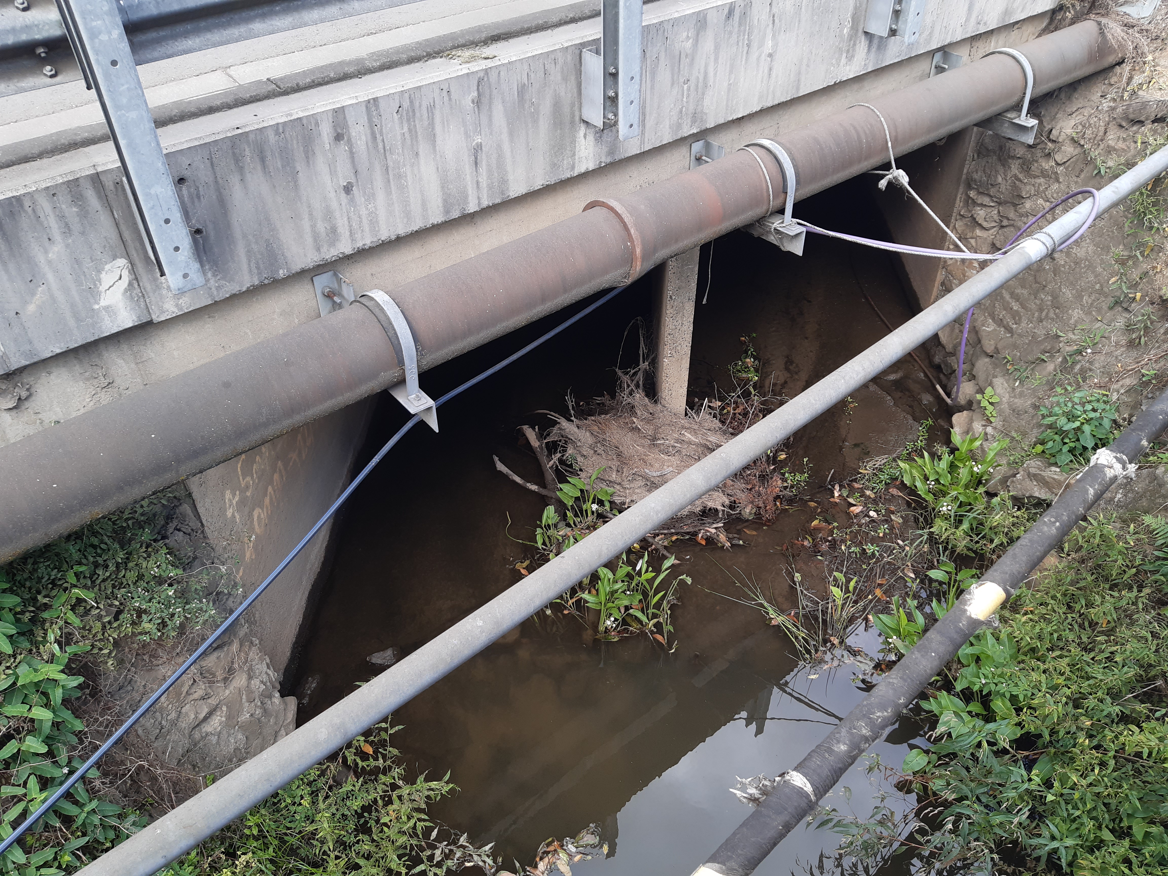 Work under the bridge