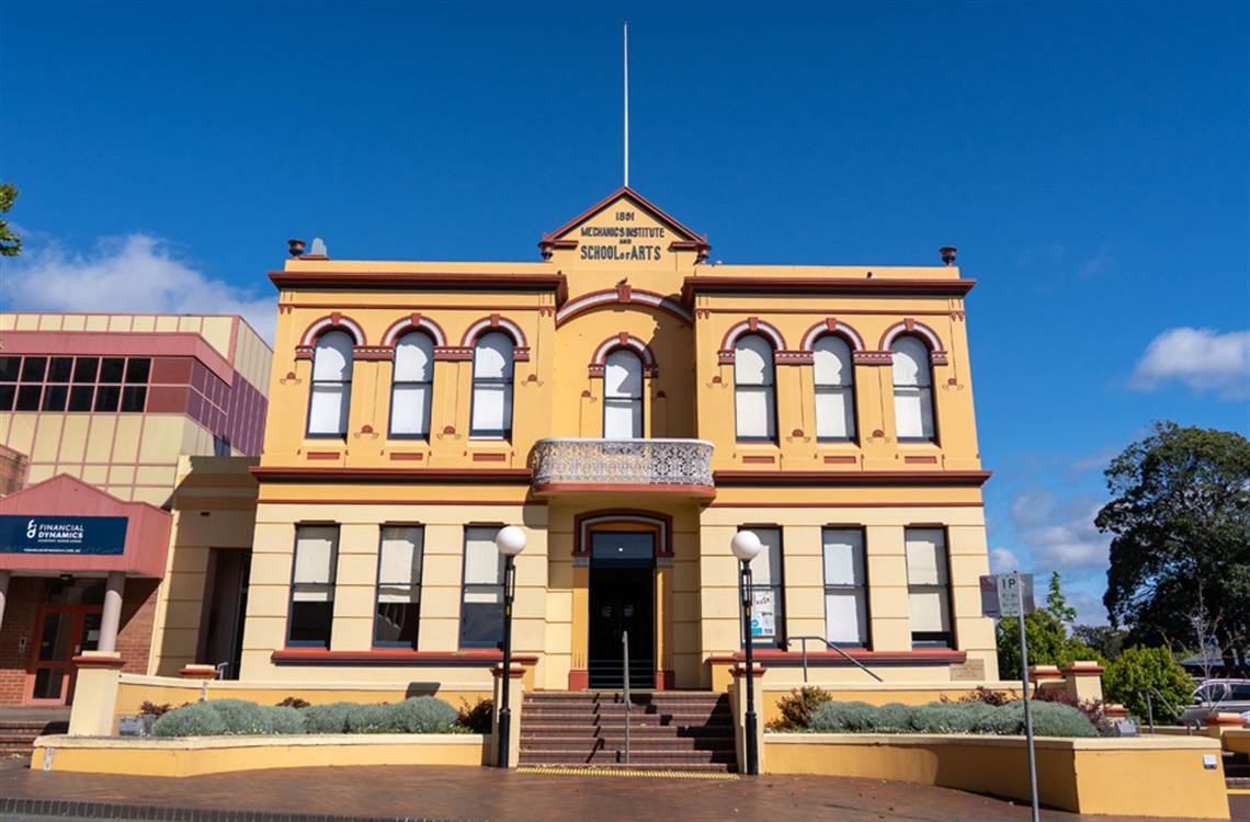 External of Nowra School of Arts building