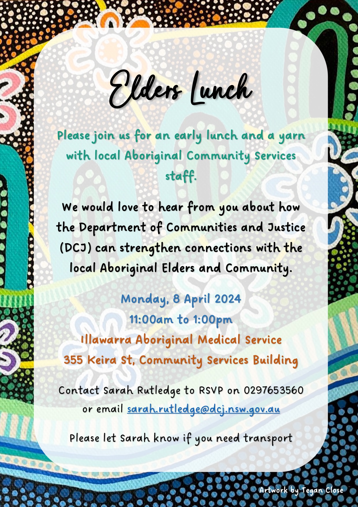 Elders engagement flyer