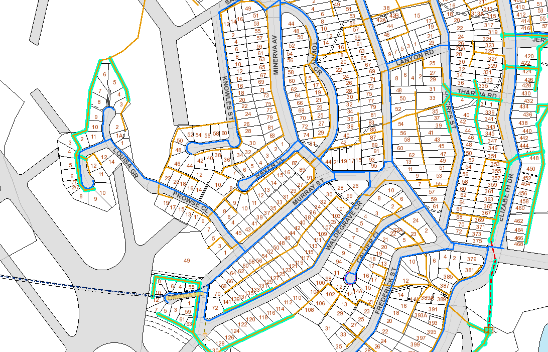 Vincentia Water Outage Affected Streets - Shoalhaven Water.png