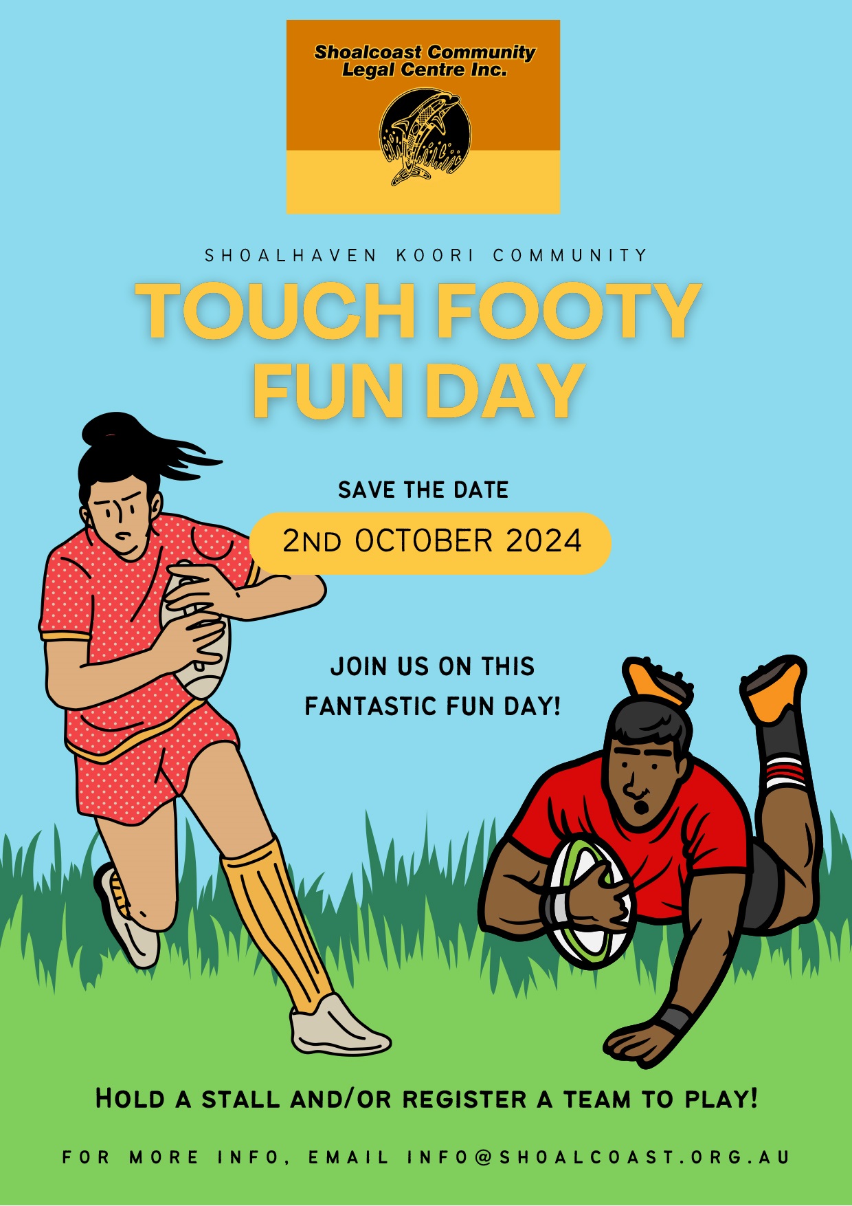 Koori footy fun day flyer