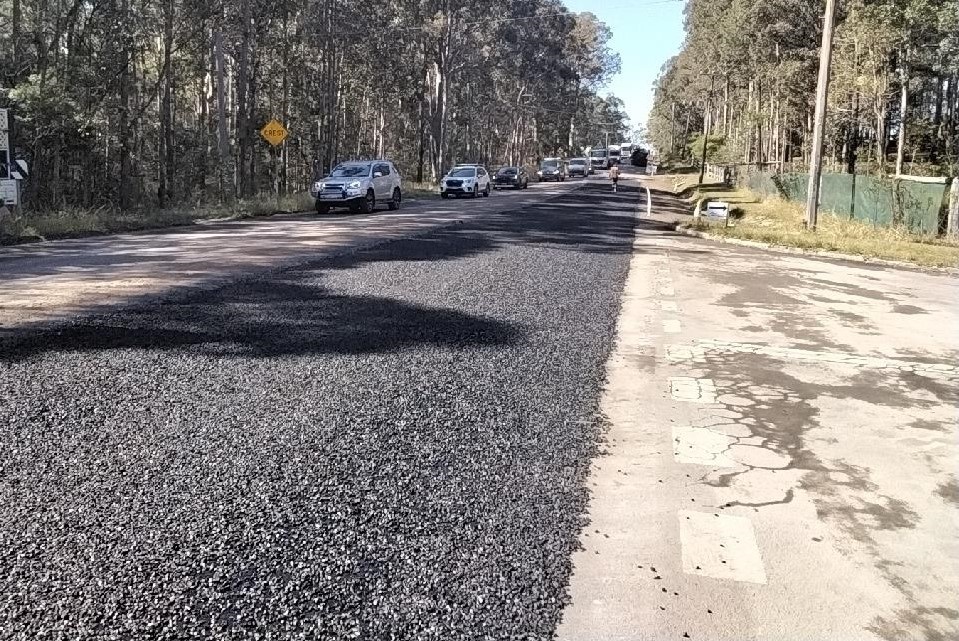 Jervis Bay Rd - pavement repairs in progress a - Recover - Oct24.jpg